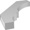 Ekena Millwork 3 1/2-in. W x 26-in. D x 34-in. H Balboa Architectural Grade PVC Knee Brace BRCP035X26X34BOA - alternate 5